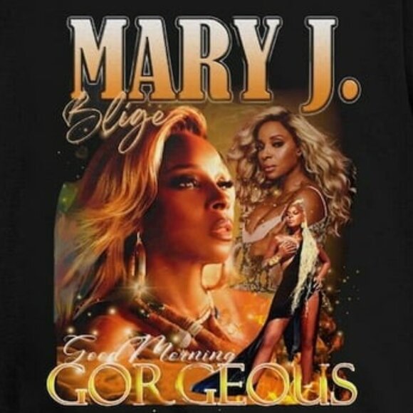 Mary J Blige Good Morning Gorgeous Tour Graphic T-Shirt Concert Fan Tee 51 - Picture 2 of 5